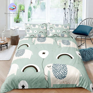 Housse de Couette Éléphant 200x200